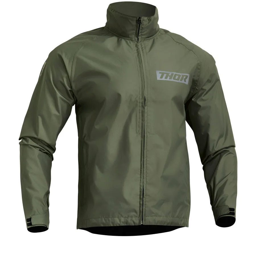 Thor Army Rain Jacket Pack Army Green