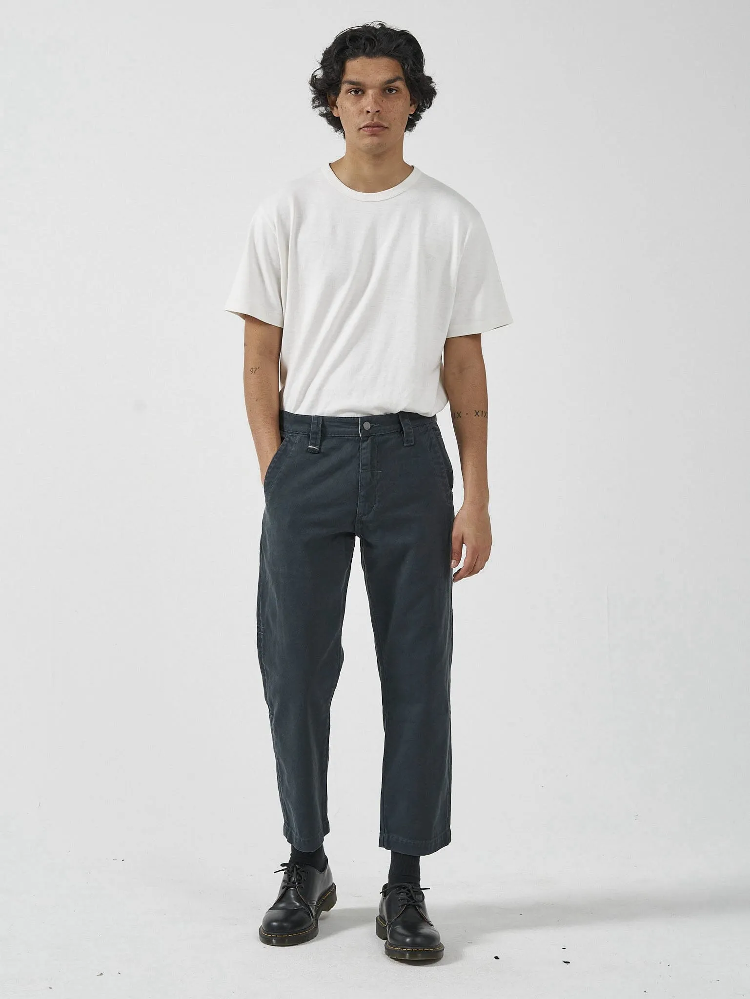 Thrills Union Work Pant - Petrol