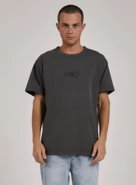 Thrills Workwear Embro Box Fit Tee - Merch Black
