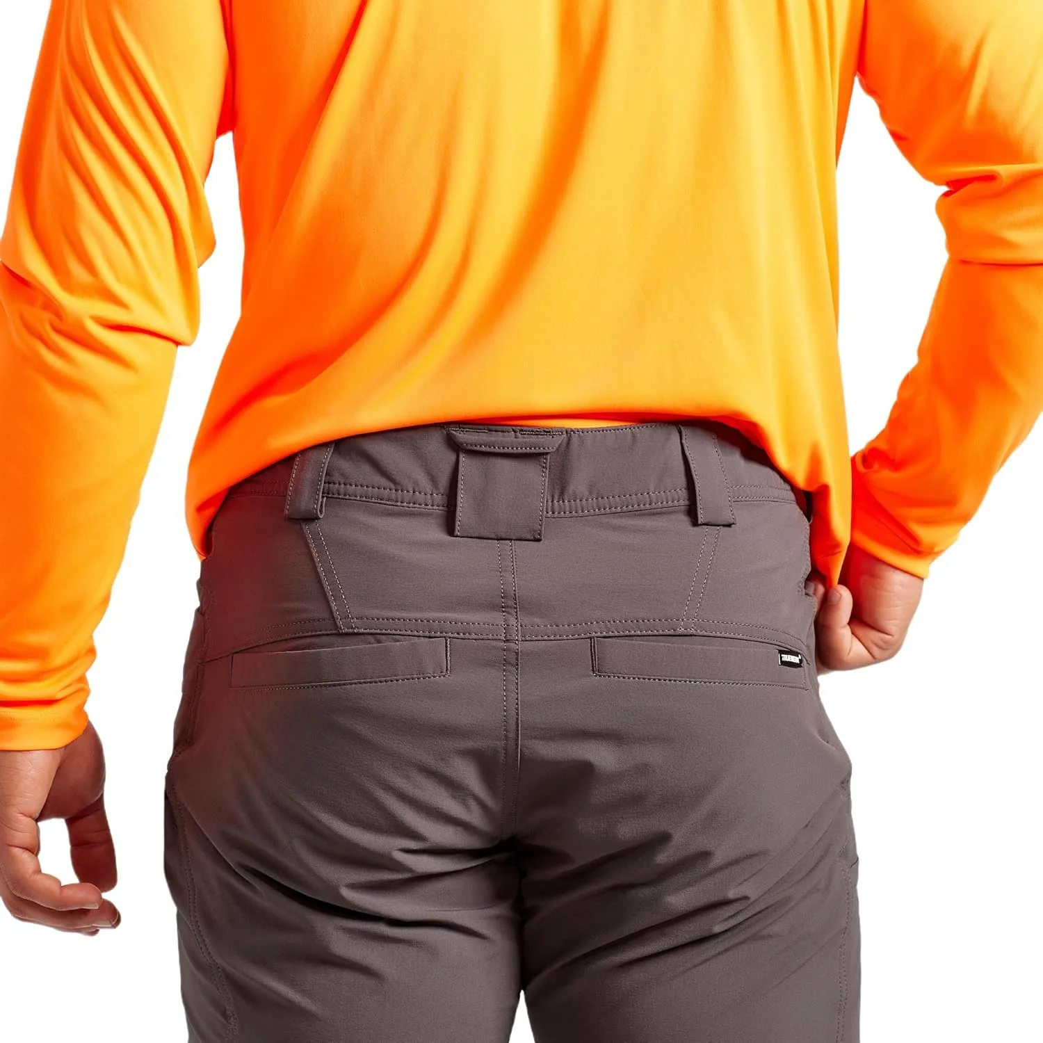 TRUEWERK Mens Work Pants - T1 WerkPants Relaxed Fit, Lightweight, Moisture Wicking, Tactical Cargo Pants with 4-Way Stretch