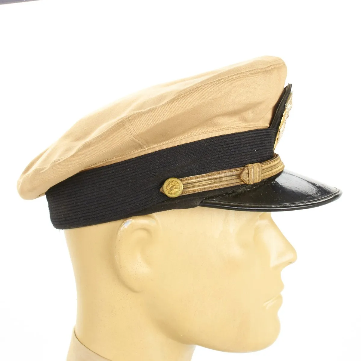 U.S. WWII Named Naval Officer Uniform Collection with Vintage Suitcase