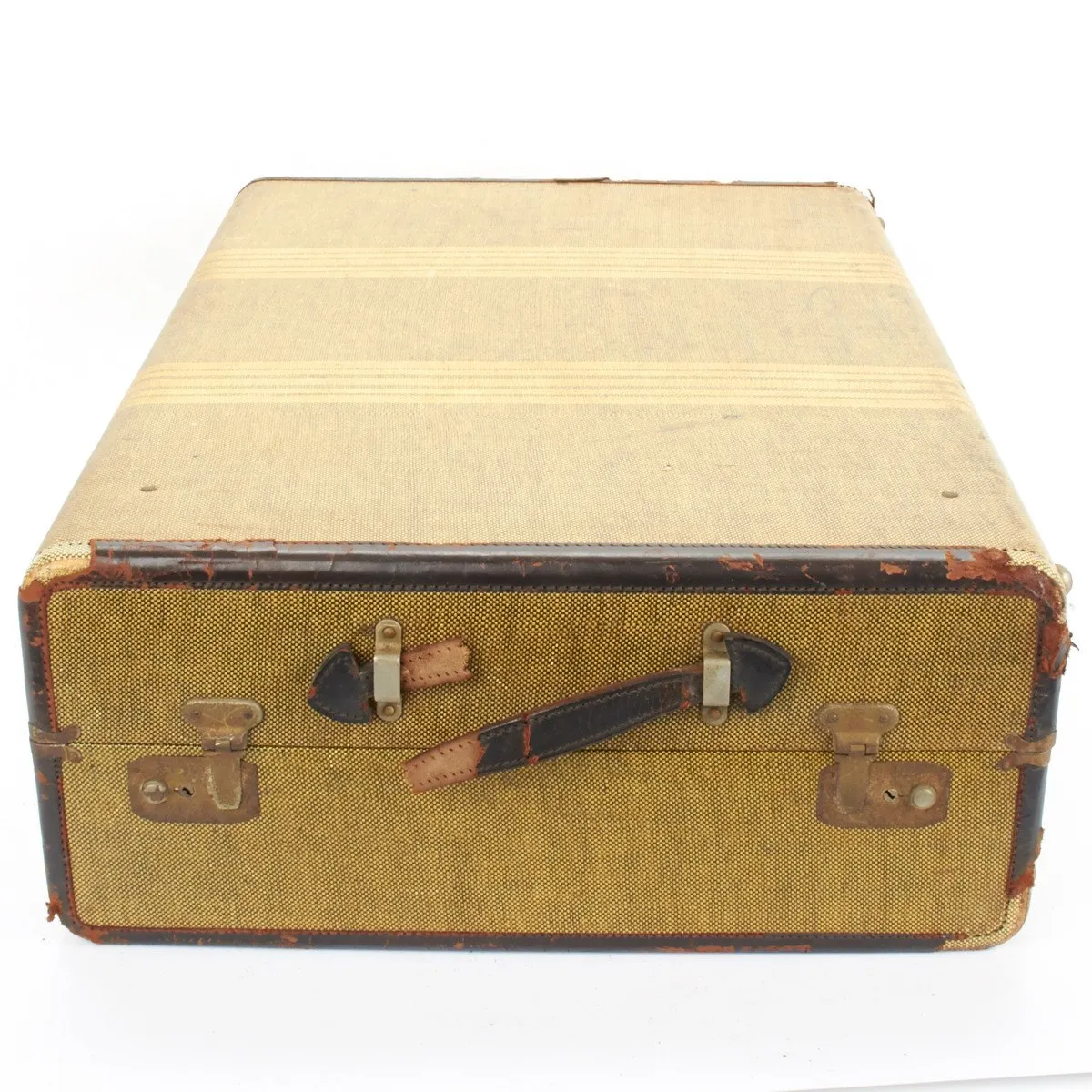 U.S. WWII Named Naval Officer Uniform Collection with Vintage Suitcase