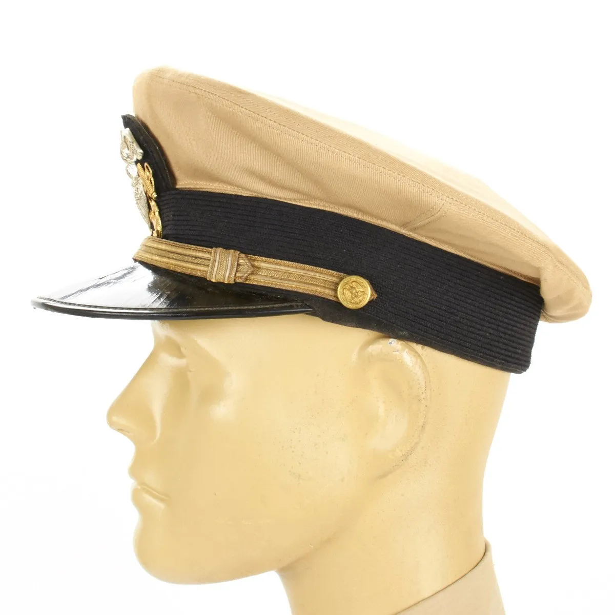 U.S. WWII Named Naval Officer Uniform Collection with Vintage Suitcase