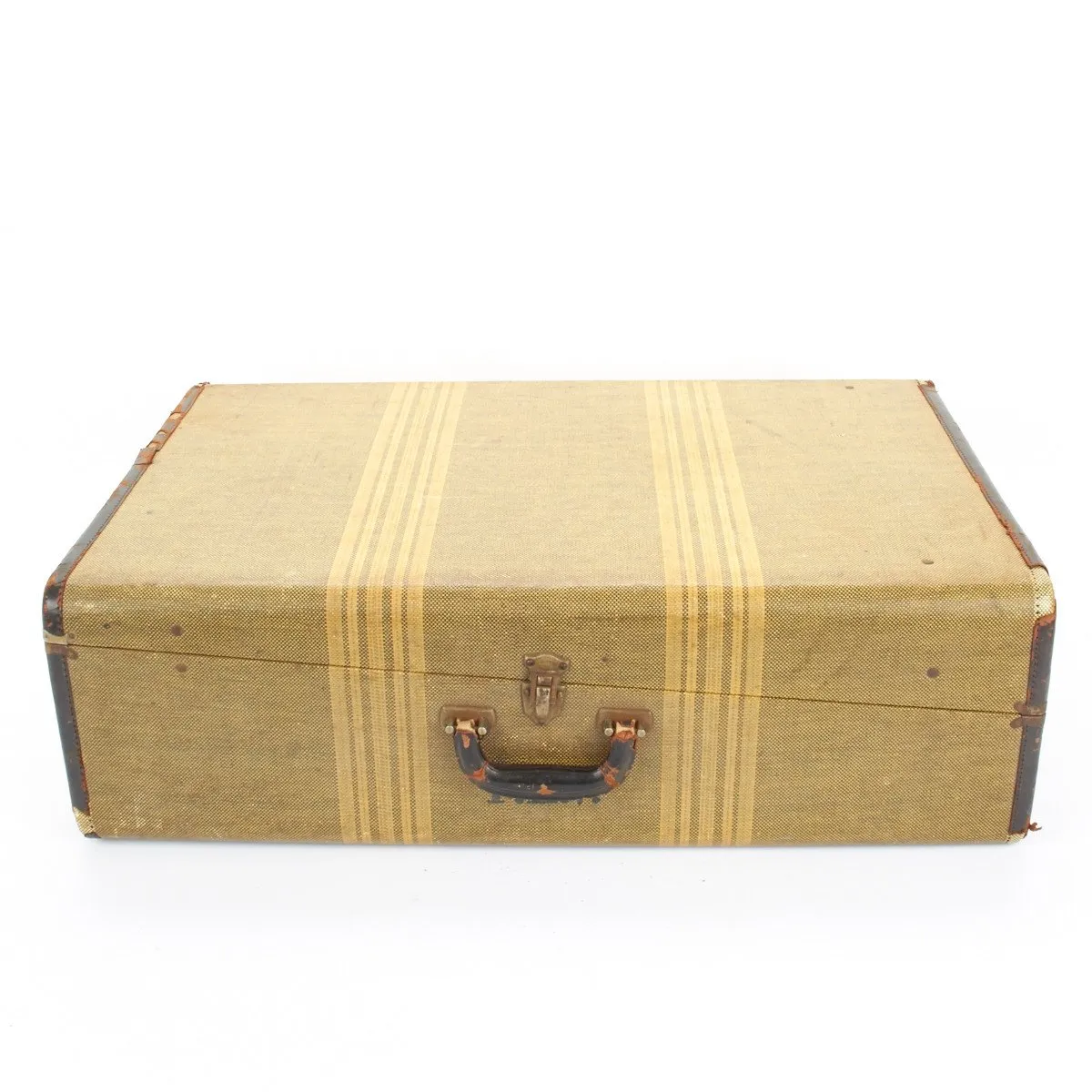 U.S. WWII Named Naval Officer Uniform Collection with Vintage Suitcase