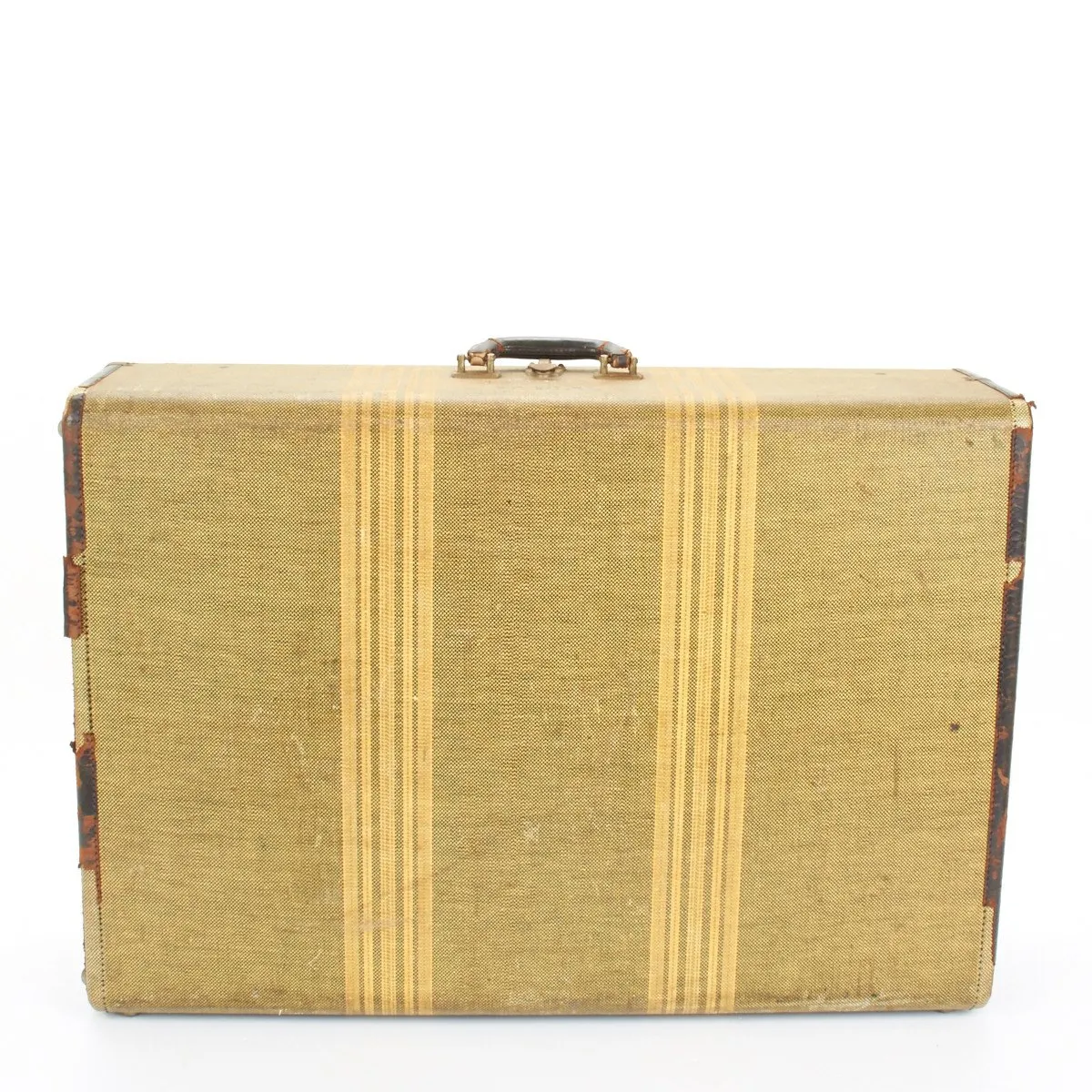 U.S. WWII Named Naval Officer Uniform Collection with Vintage Suitcase