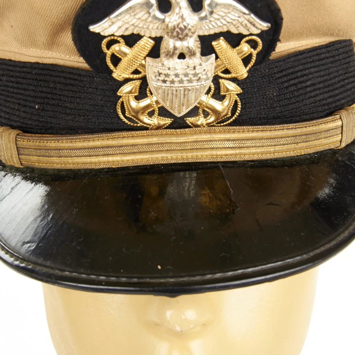 U.S. WWII Named Naval Officer Uniform Collection with Vintage Suitcase