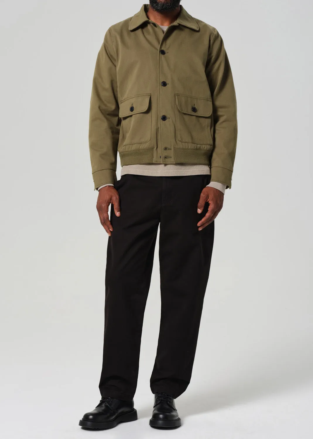 Utility Jacket in Army Green