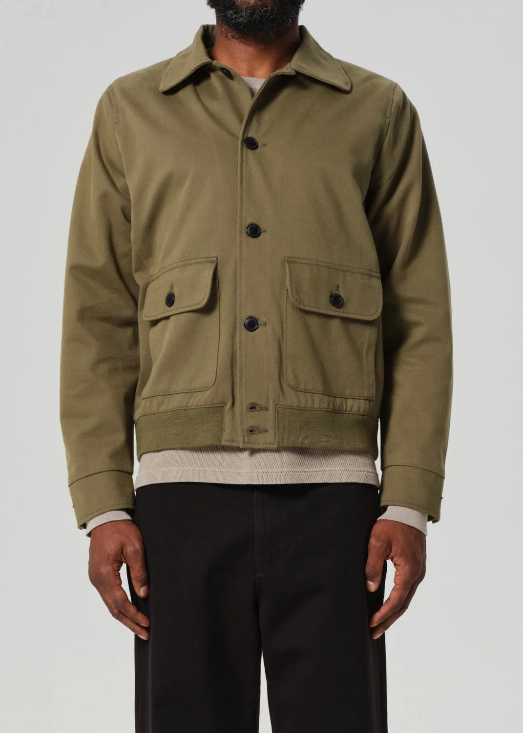 Utility Jacket in Army Green