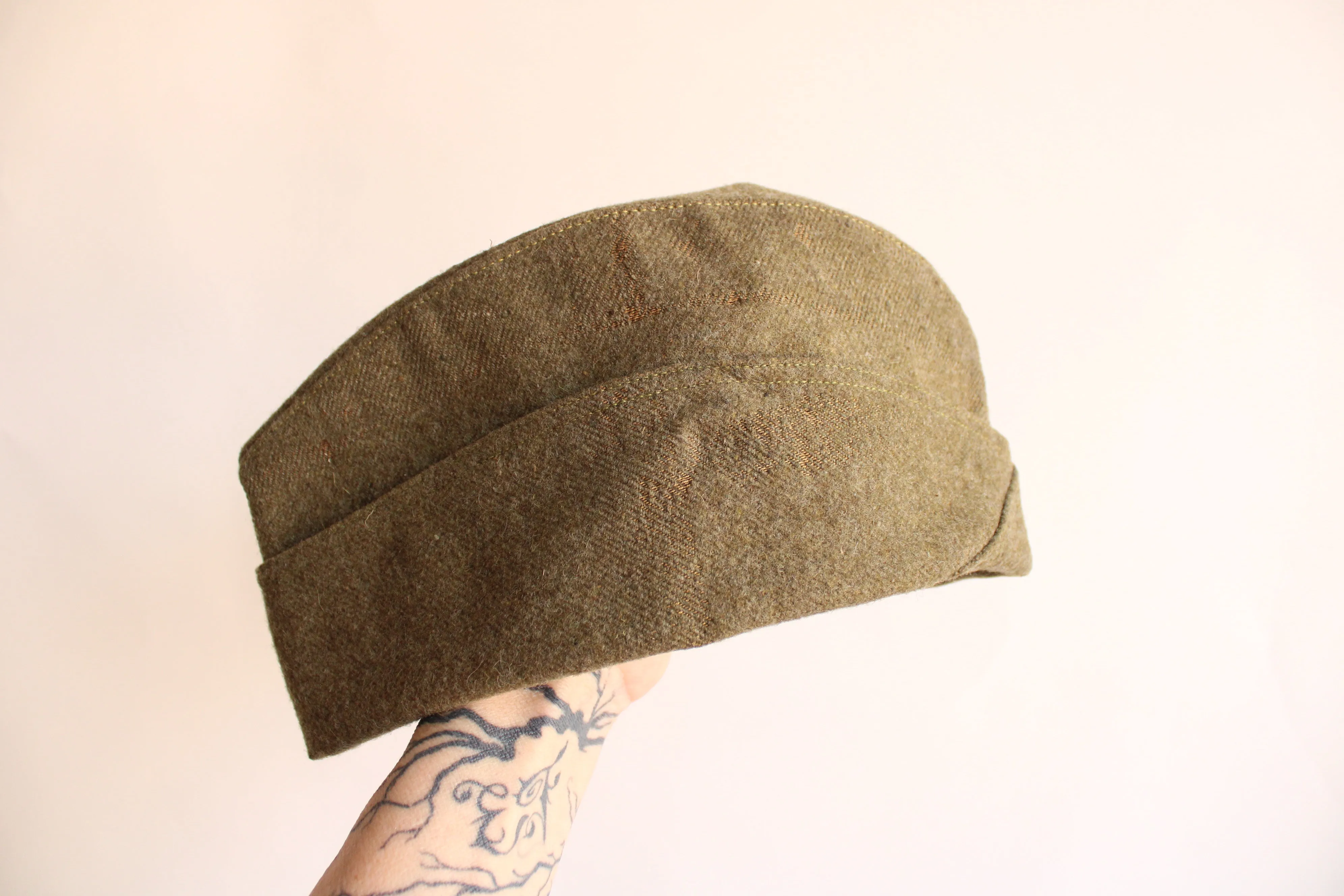 Vintage 1918 World War One Army Cap