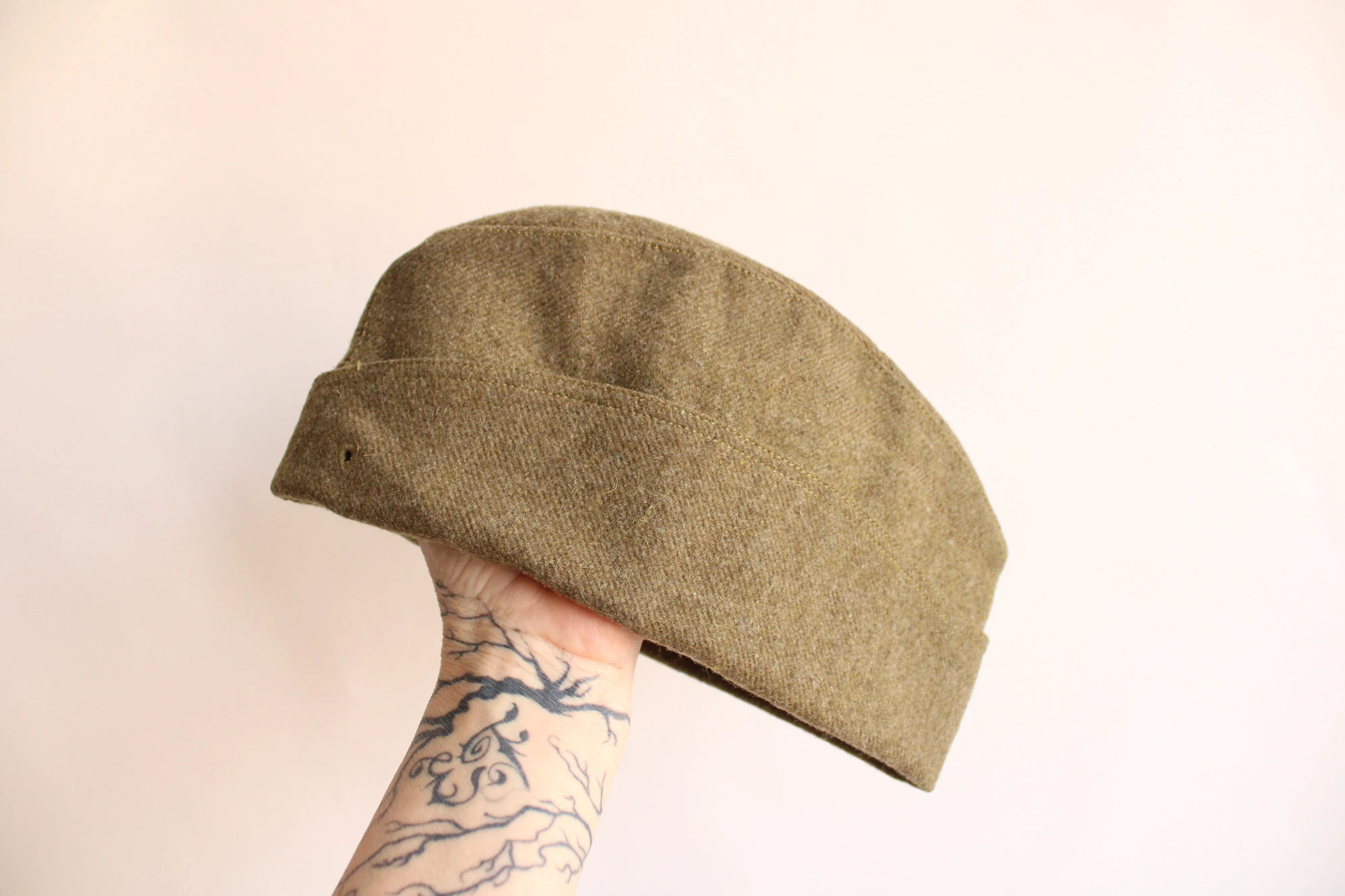 Vintage 1918 World War One Army Cap