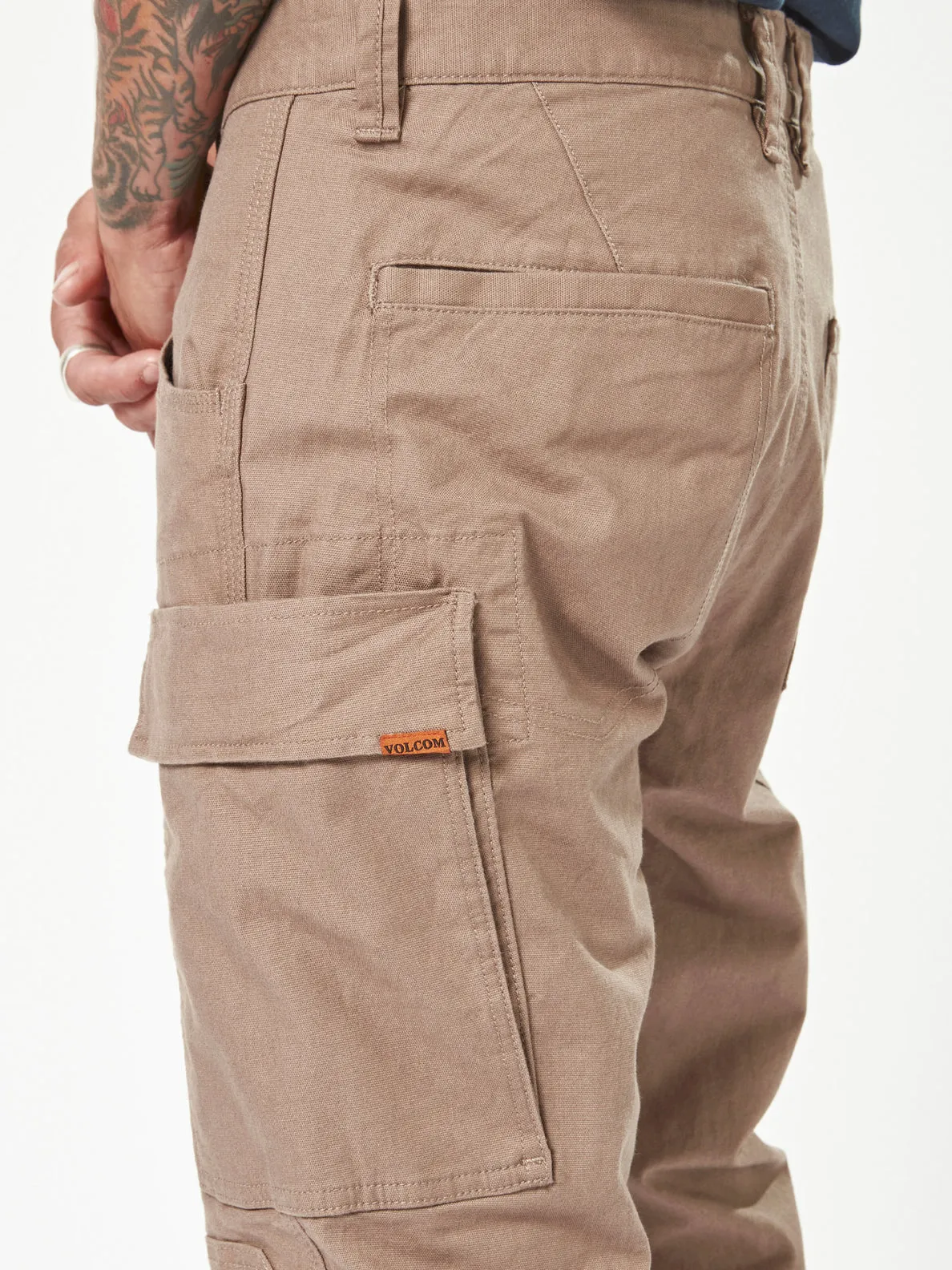 Volcom Workwear Caliper Cuffed Pants - Brindle