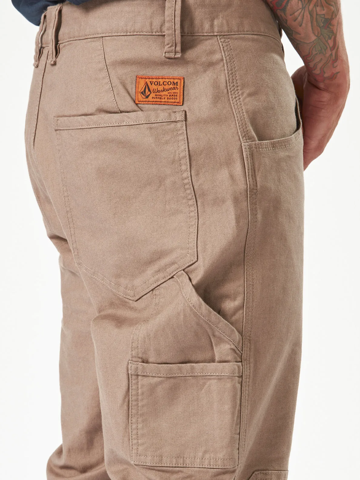 Volcom Workwear Caliper Cuffed Pants - Brindle
