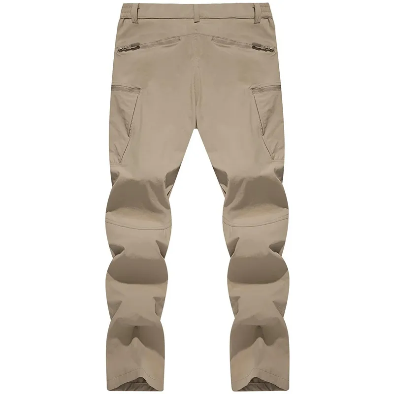 Water Resistant Lightweight Fishing Pants With Zipper Pockets - SF0393