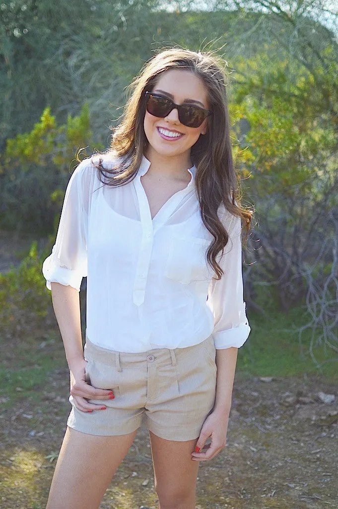 Weekends At The Country Club Shorts - Khaki