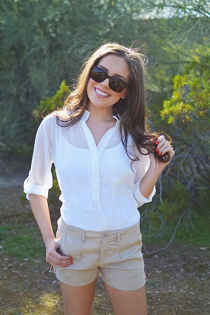 Weekends At The Country Club Shorts - Khaki