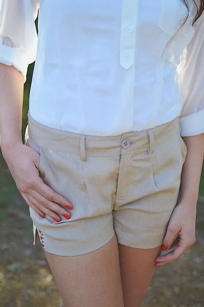 Weekends At The Country Club Shorts - Khaki