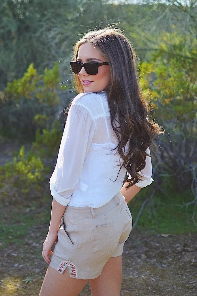 Weekends At The Country Club Shorts - Khaki