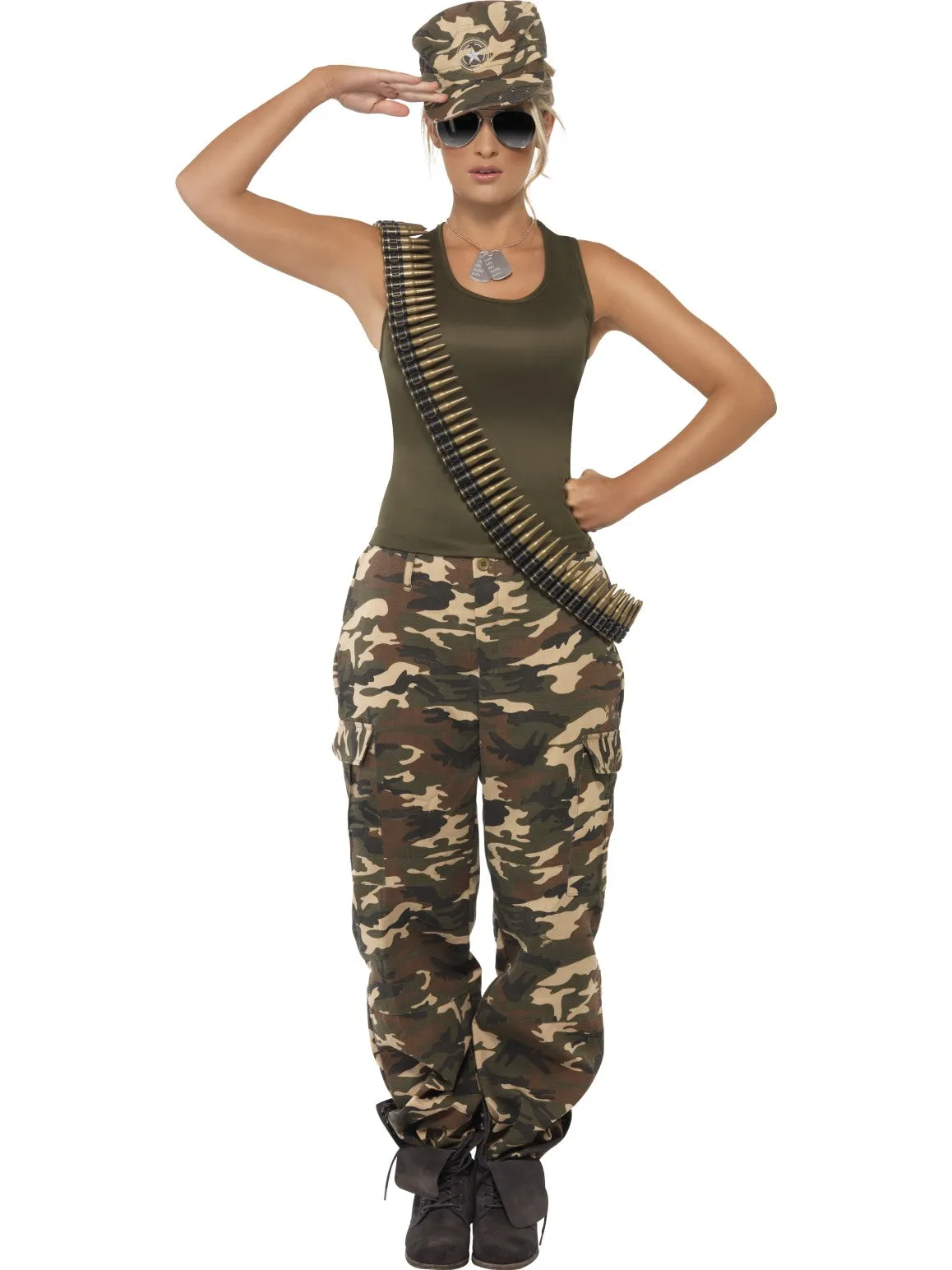 Womens Costume - Khaki Camo