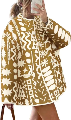 Yimoon Womens Quilted Jacket Lightweight Floral Print Padded Puffer Coat Button Down Puffy Cardigan Outwear(Khaki-L)